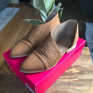 Cute little perforated booties!